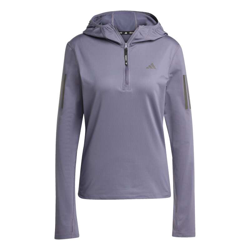Adidas Own The Run Winterized Half-Zip Mor Kadın Sweatshirt - 4