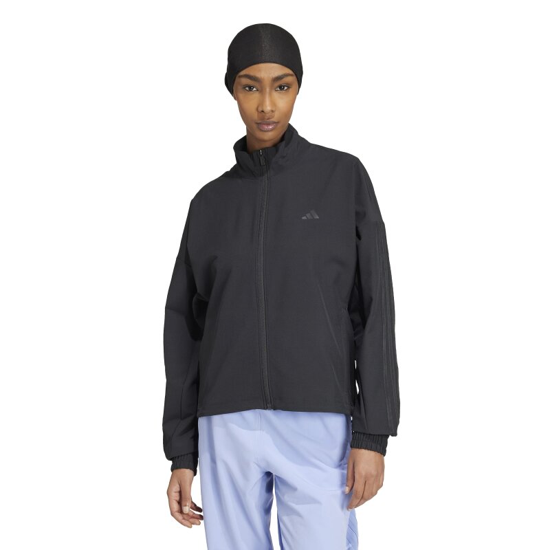 Adidas Pacer All Gym Tonal 3-Stripes Woven Fermuarlı Kadın Eşofman Üstü - Adidas