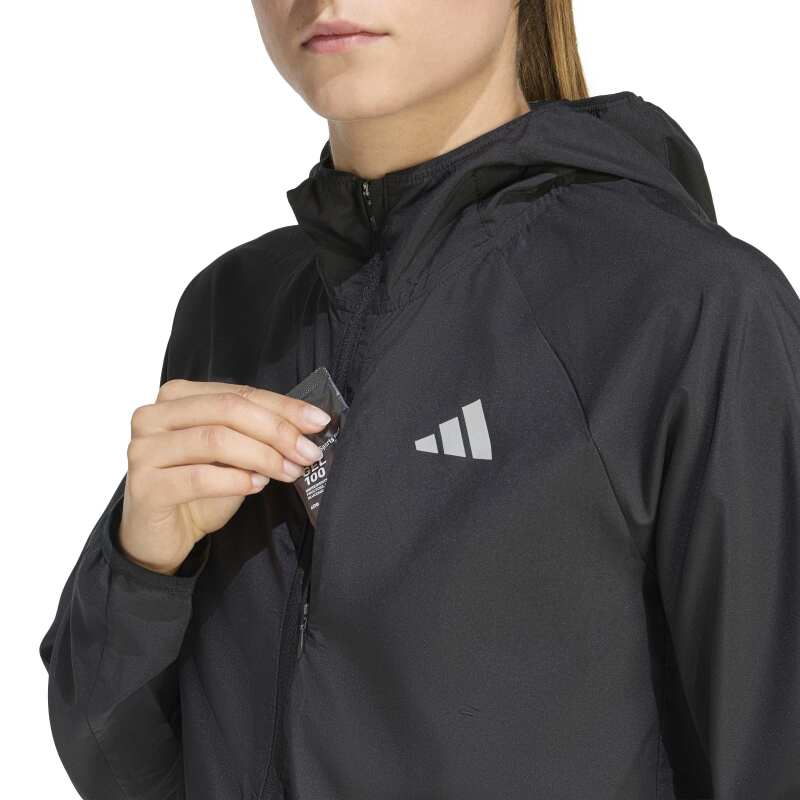 Adidas Run Essentials Siyah Kadın Eşofman Üstü - 6