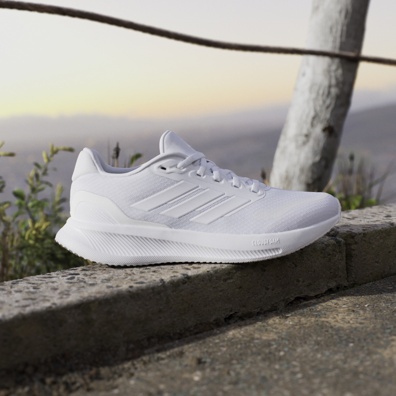 Adidas Runfalcon 5 W Beyaz Kadın Koşu Ayakkabısı - 9