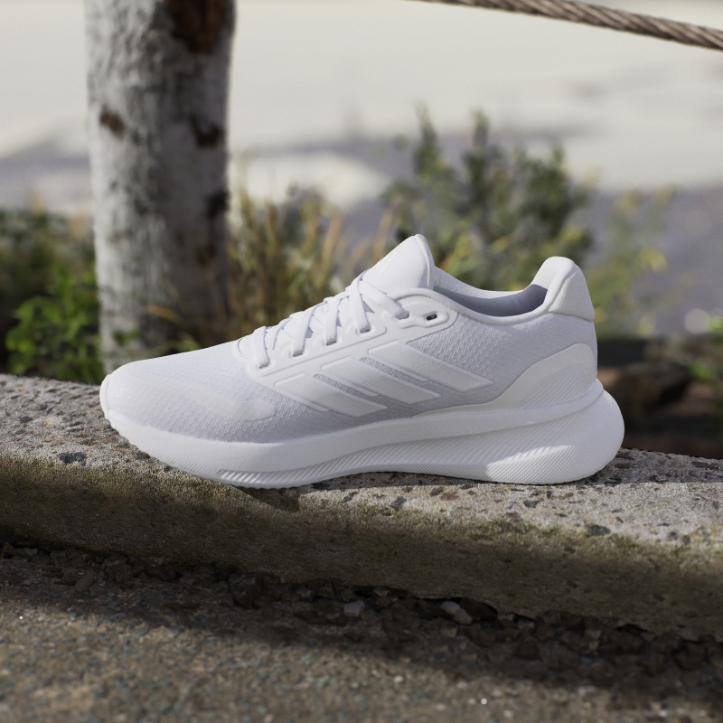 Adidas Runfalcon 5 W Beyaz Kadın Koşu Ayakkabısı - 13