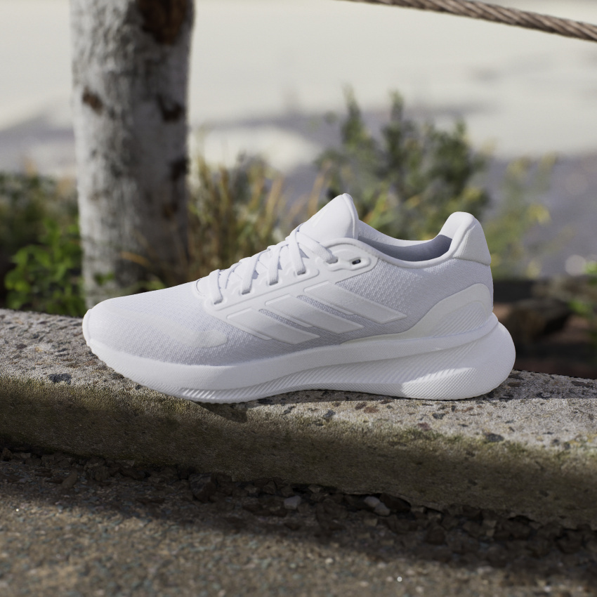 Adidas Runfalcon 5 W Beyaz Kadın Koşu Ayakkabısı - 13