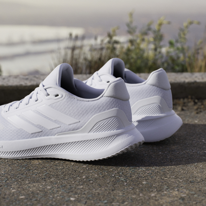 Adidas Runfalcon 5 W Beyaz Kadın Koşu Ayakkabısı - 16