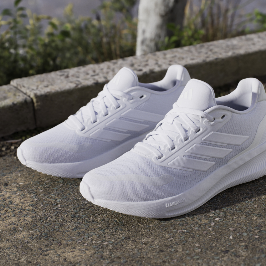 Adidas Runfalcon 5 W Beyaz Kadın Koşu Ayakkabısı - 17