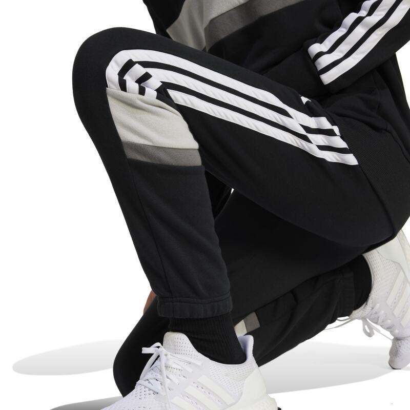 Adidas Seasonal Essentials Tiberio 3 Stripes Siyah Çocuk Eşofman Altı - 6