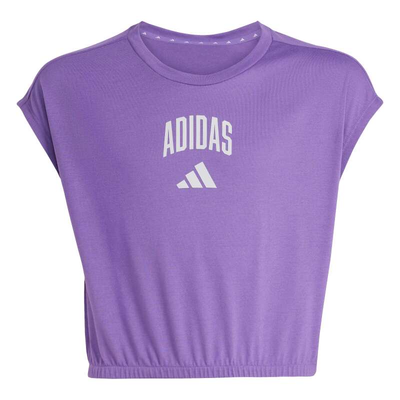 Adidas Seasonals Collegiate Typography Mor Çocuk Tshirt - Adidas