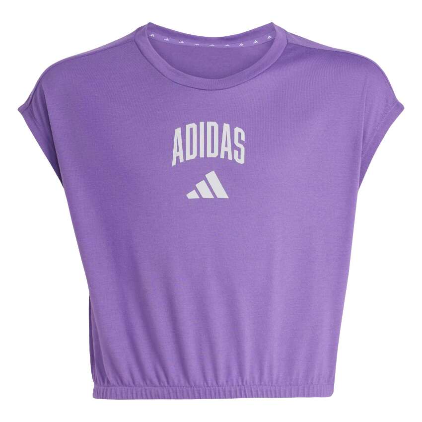 Adidas Seasonals Collegiate Typography Mor Çocuk Tshirt - 1