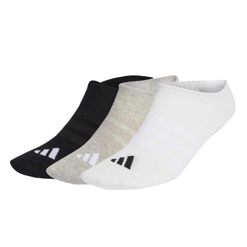 Adidas Sportswear Görünmez Çorap 3 Çift Renkli Unisex Çorap - 1