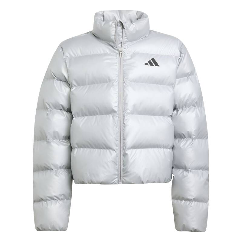 Adidas Synthetic Down Glam Gri Çocuk Mont - 3