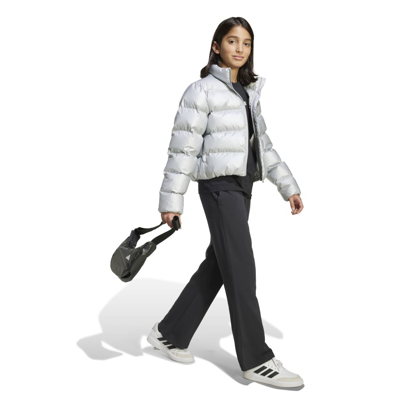 Adidas Synthetic Down Glam Gri Çocuk Mont - 4