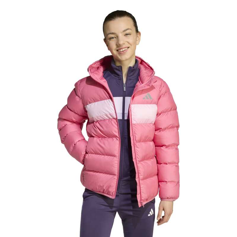 Adidas Synthetic Down Pembe Çocuk Mont - Adidas