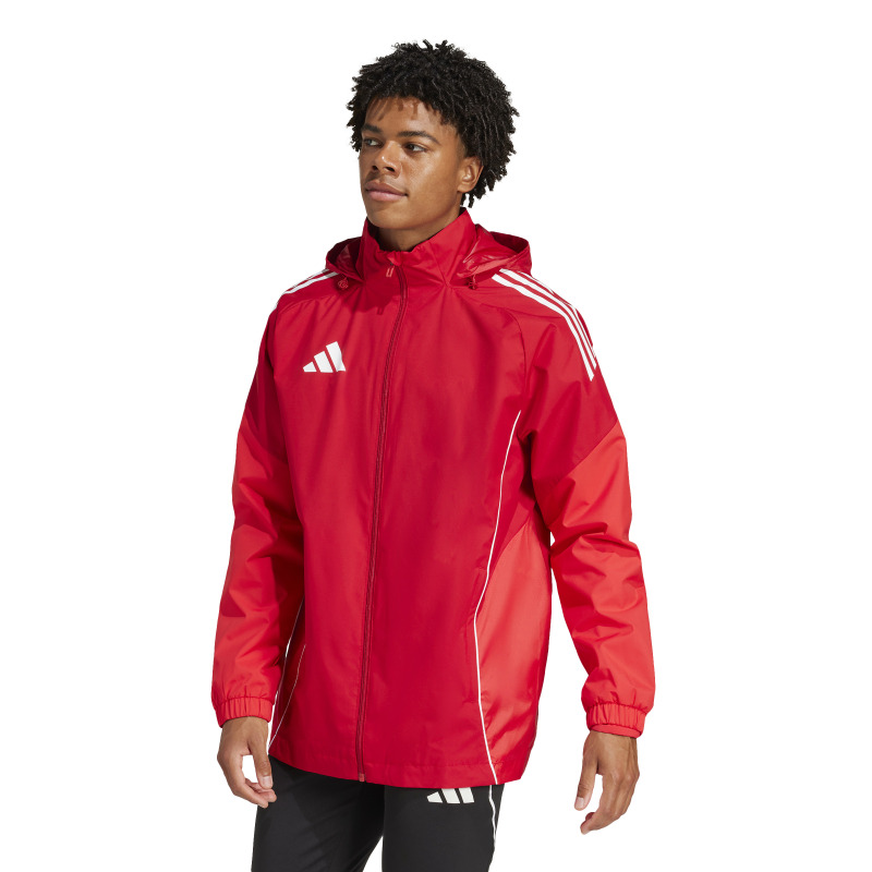 Adidas Tiro 25 Competition All-Weather Kırmızı Erkek Yağmurluk - Adidas