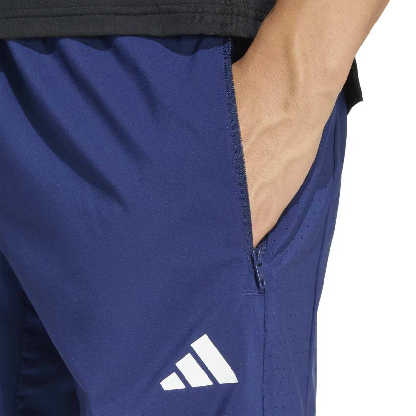 Adidas Workout Essentials Base Dokuma Mavi Erkek Şort - 4