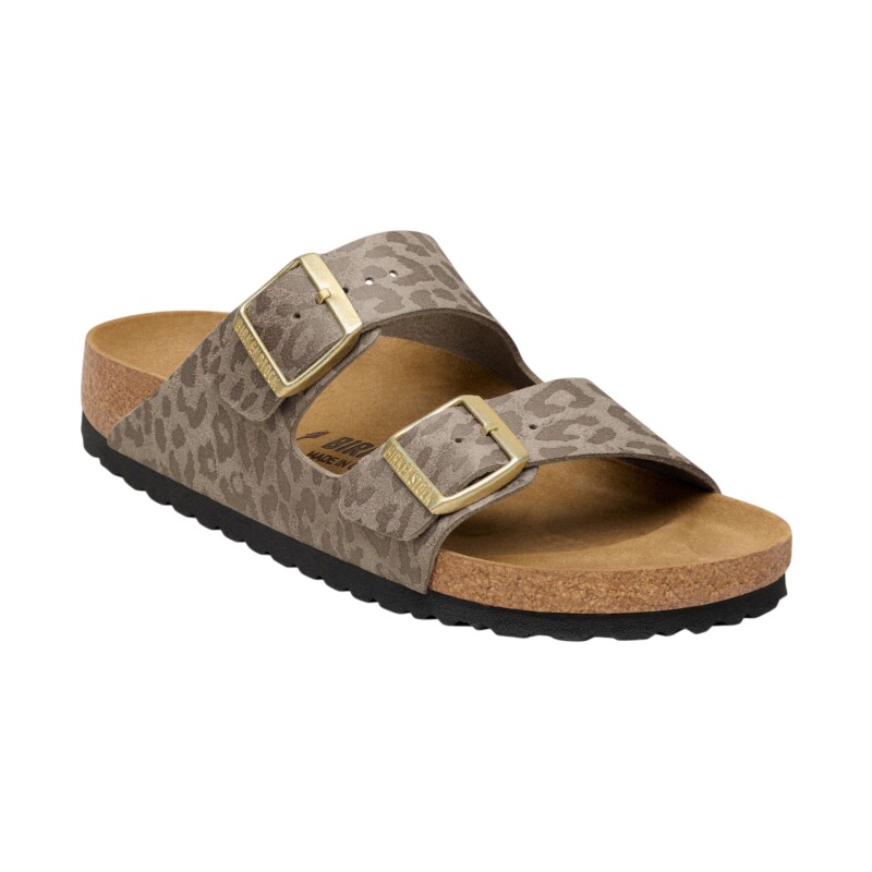 Birkenstock Arizona SYN Leopard Gri Kadın Terlik - Birkenstock (1)
