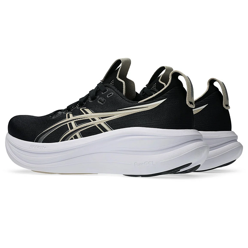 Asics Gel-Nimbus 28 Siyah-Beyaz Erkek Koşu Ayakkabısı - 4