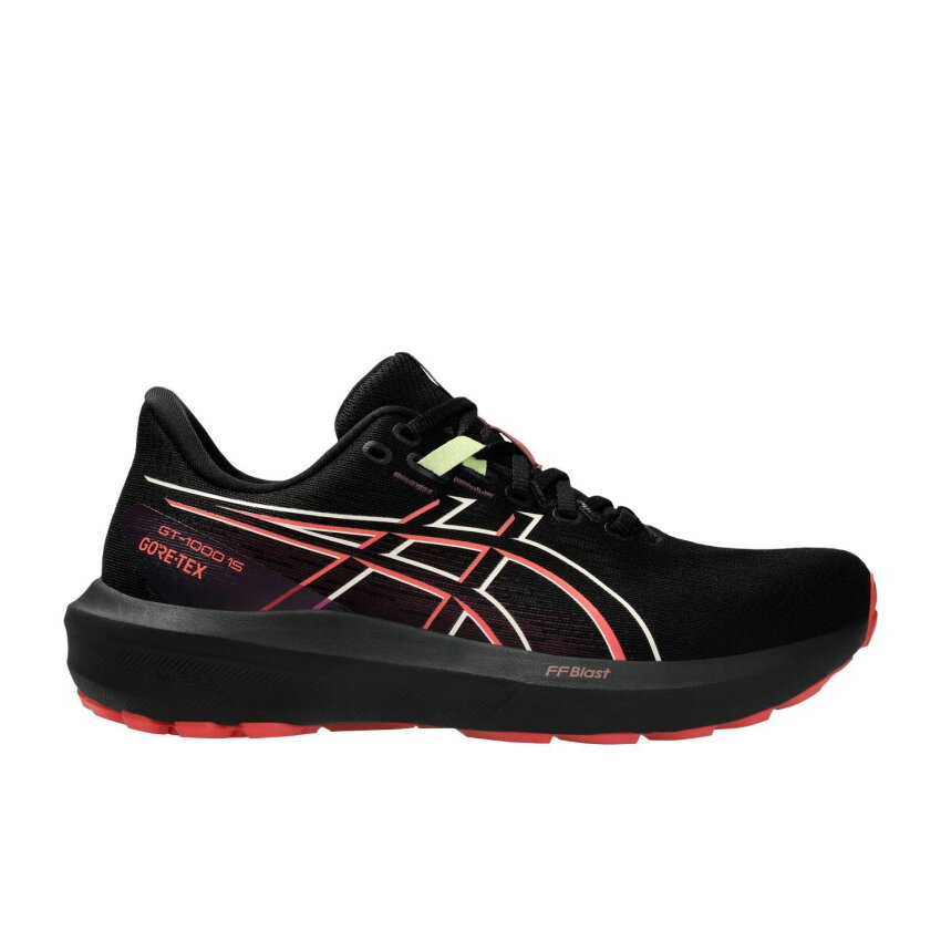 Asics GT-1000 15 GTX Siyah-Gri Kadın Koşu Ayakkabısı - 1