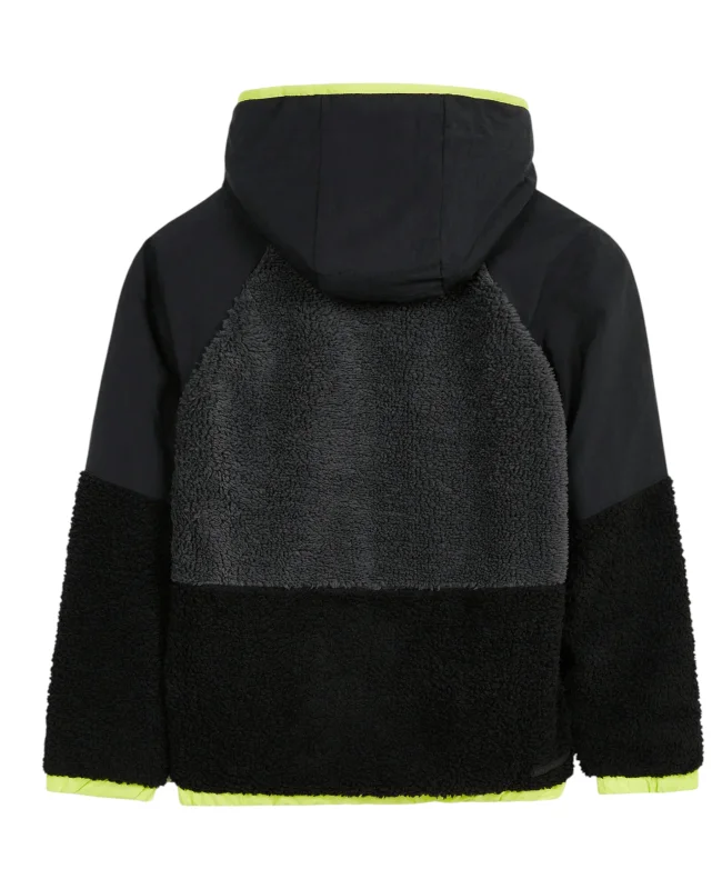 Skechers Outdoor Fleece Full Zip Sherpa Siyah Çocuk Polar - 6