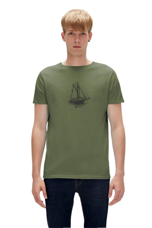 Bad Bear Art Of Journey T-Shirt Yeşil Erkek Tshirt - Bad Bear