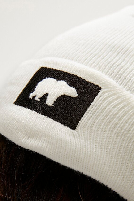 Bad Bear Marque Beanie Beyaz Unisex Bere - 2