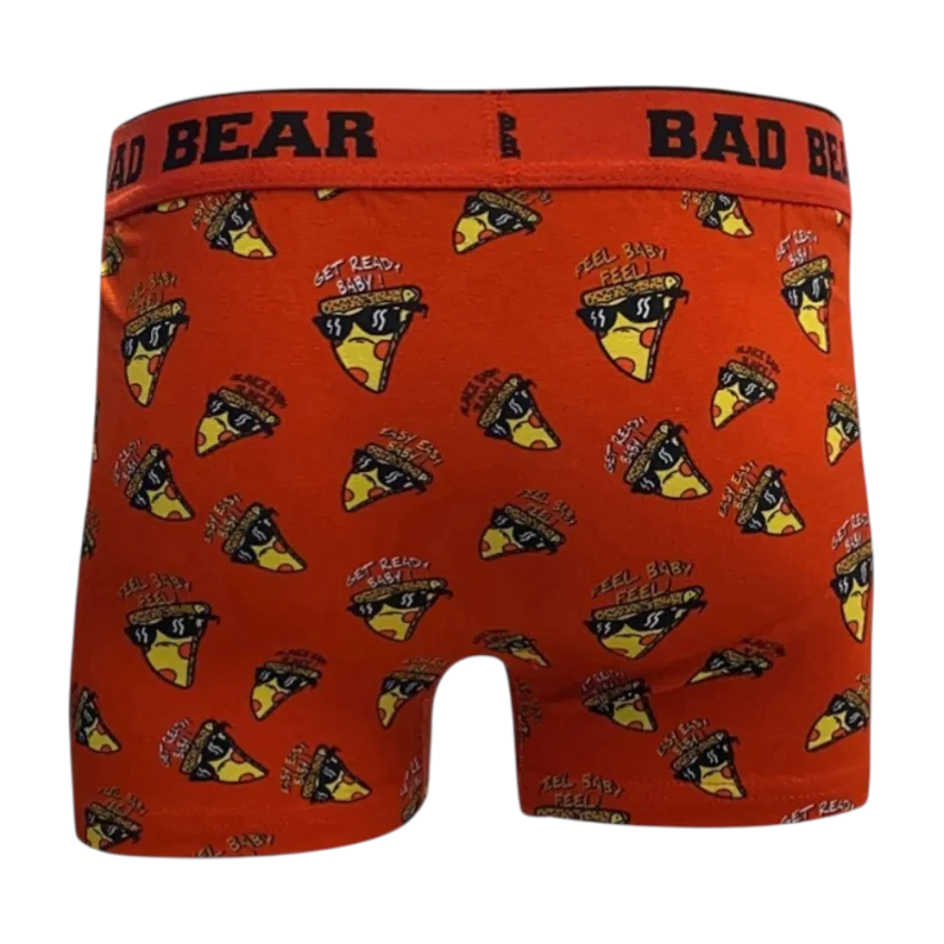 Bad Bear PIZZA BOXER KIRMIZI Erkek Boxer 21.01.03.008-C54 - 2