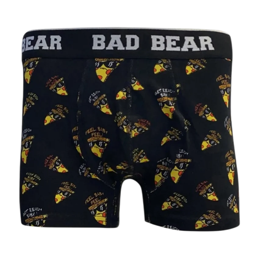 Bad Bear PIZZA BOXER SİYAH Erkek Boxer 21.01.03.008-C01 - 1