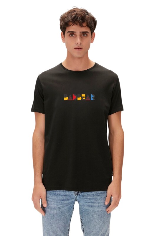 Bad Bear Retro Colors Siyah Erkek Tshirt - Bad Bear