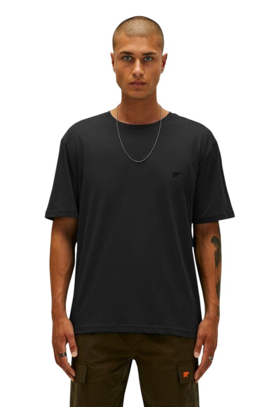 Bad Bear Routine Basic OS Siyah Erkek Tshirt - Bad Bear