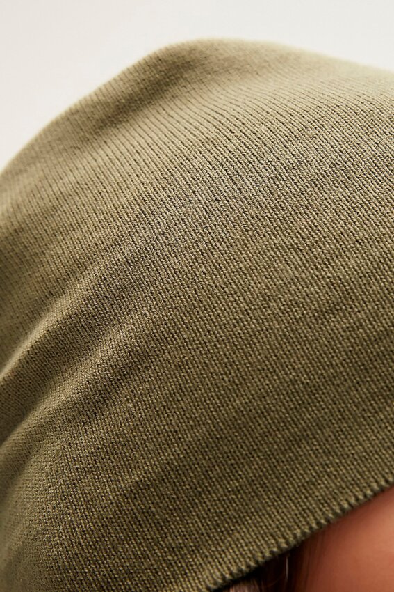 Bad Bear Simple II Beanie Unisex Haki Bere - 3