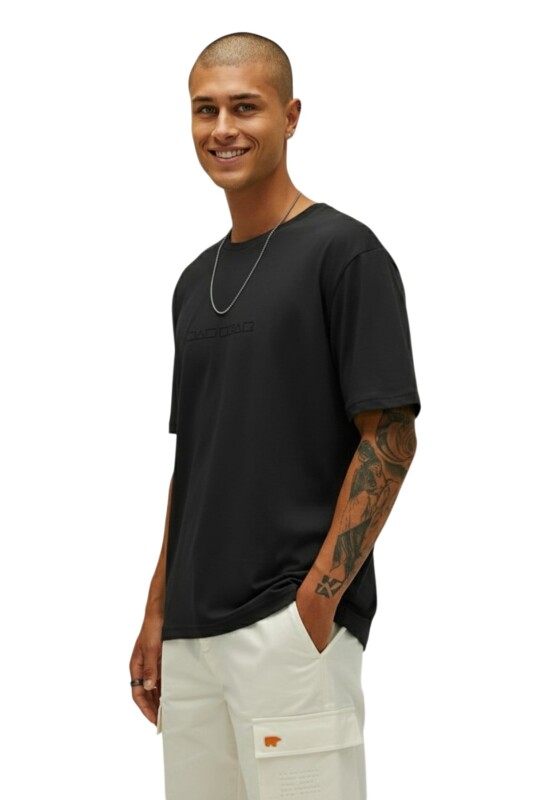 Bad Bear Small Lines OS Siyah Erkek Tshirt - Bad Bear (1)