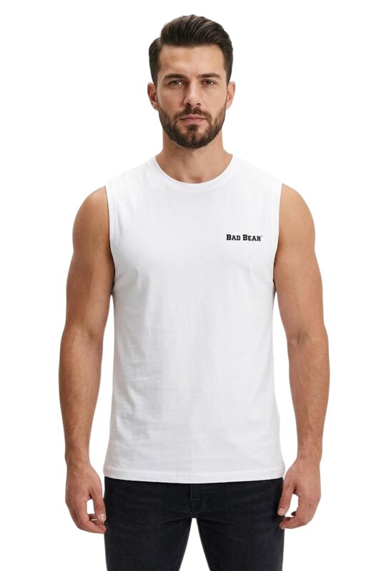 Bad Bear Sorrento Tank Top Beyaz Erkek Atlet - Bad Bear