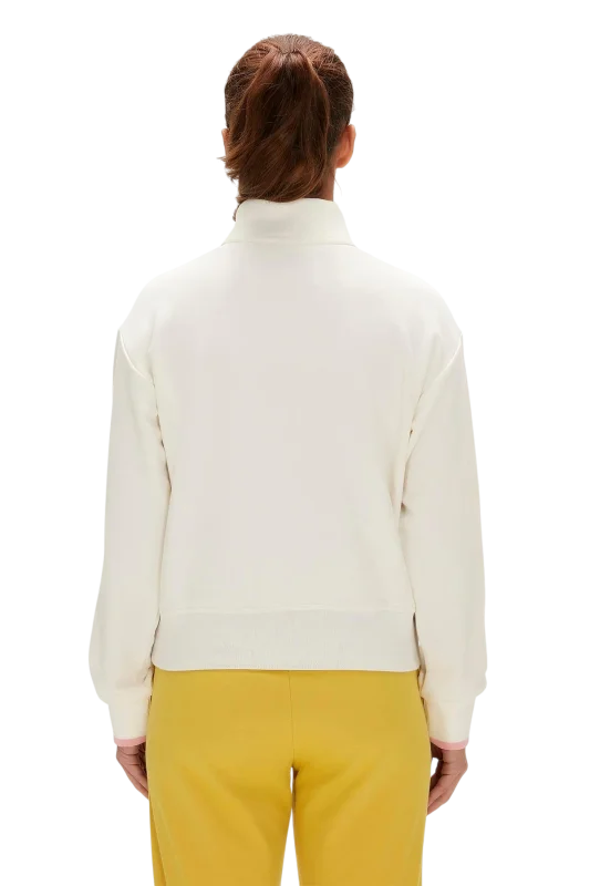 Bad Bear Zoe Half-Zip Beyaz Kadın Sweatshirt - 2
