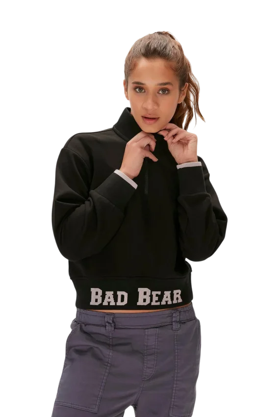 Bad Bear Zoe Half-Zip Lacivert Kadın Sweatshirt - 3