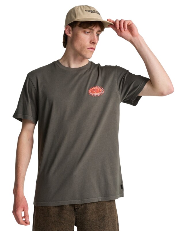 Billabong Burn Out WW SS Gri Erkek Tshirt - Billabong