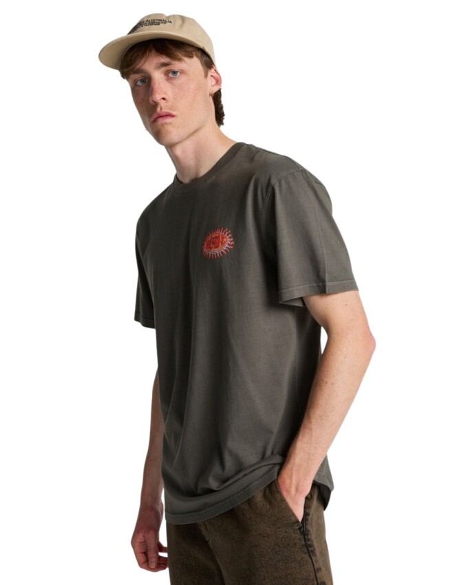 Billabong Burn Out WW SS Gri Erkek Tshirt - 3