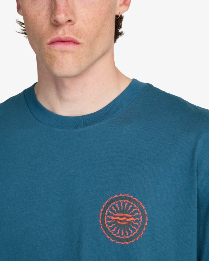 Billabong RE Issue SS Mavi Erkek Tshirt - 5