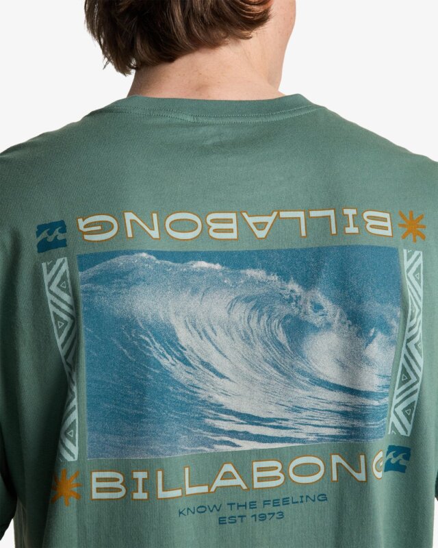 Billabong Secret Spot SS Yeşil Erkek Tshirt - 5