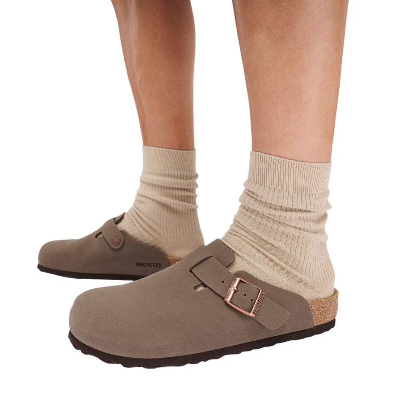 Birkenstock Boston BF NU Kahverengi Kadın Terlik - 6
