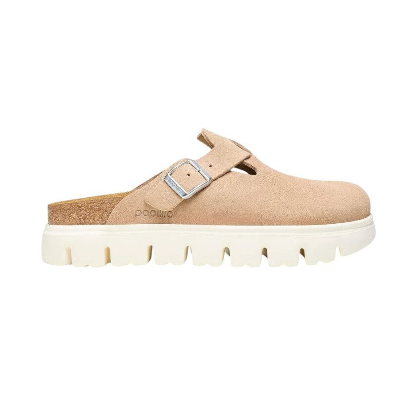 Birkenstock BOSTON CHUNKY VL Bej Kadın Terlik - Birkenstock