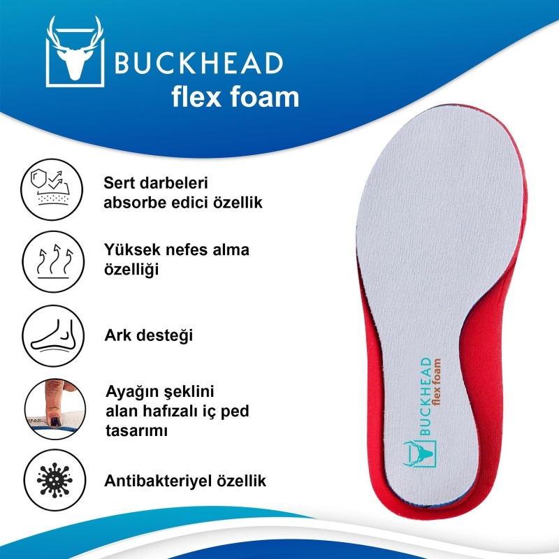 Buckhead Zyon High Siyah-Kırmızı Çocuk Bot - 5