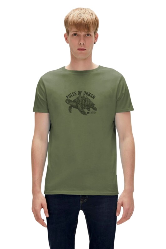 Bad Bear Caretta Pulse Yeşil Erkek Tshirt - Bad Bear