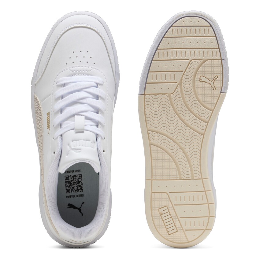 Puma Carina Mia Topcat Beyaz Kadın Sneaker Ayakkabı - 4
