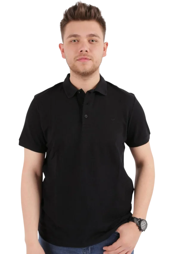 Cazador Polo Pike Siyah Erkek Tshirt - 1