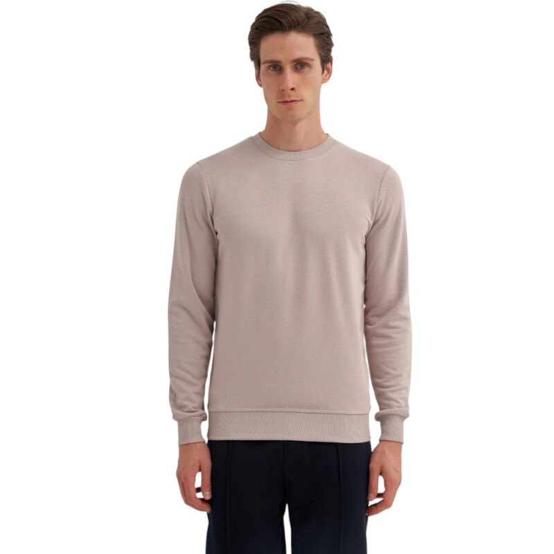 Cazador CAZ Bisiklet Yaka Gri Erkek Sweatshirt 