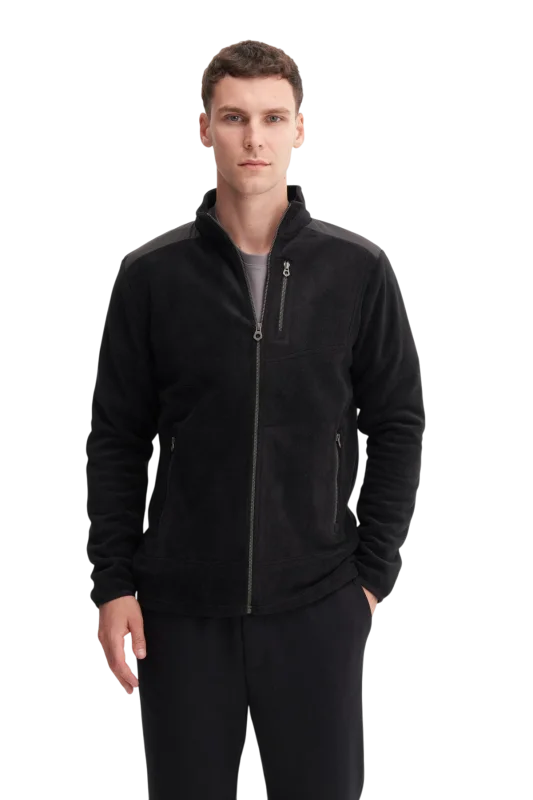 Cazador CAZ Dik Yaka Siyah Erkek Sweatshirt 