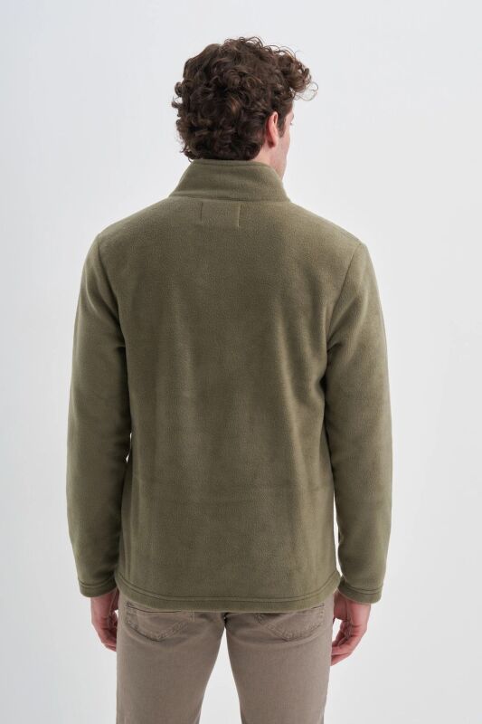 Cazador CAZ Dik Yaka Yeşil Erkek Sweatshirt - Cazador (1)