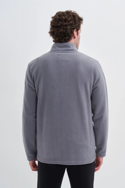 Cazador CAZ Yarım Fermuarlı Gri Erkek Sweatshirt - Cazador (1)