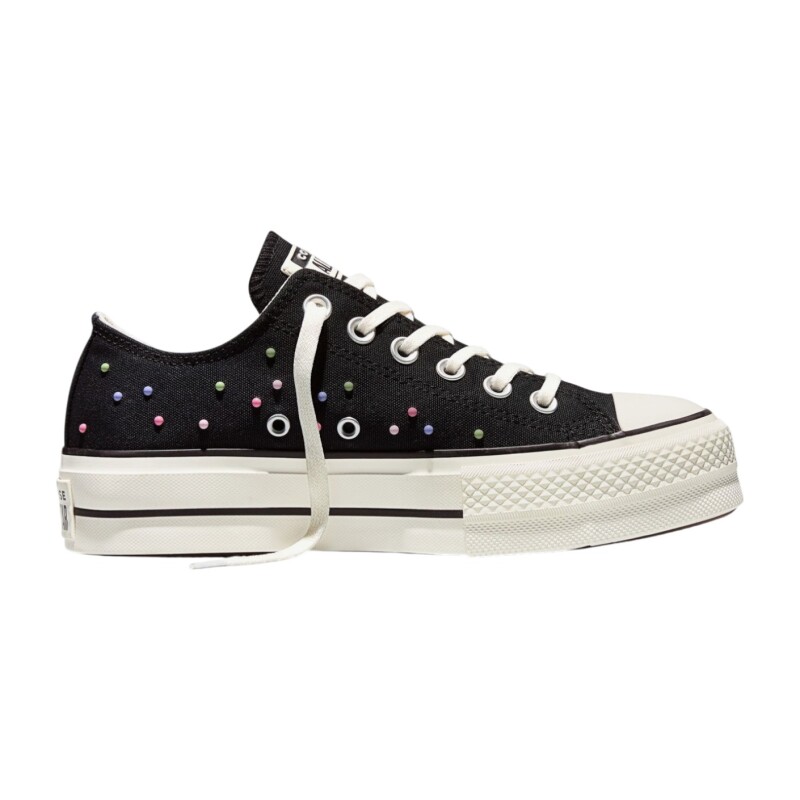 Converse Chuck Taylor All Star Lift Platform Mini Studs Siyah Kadın Sneaker Ayakkabı - Converse