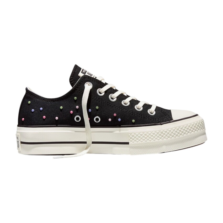 Converse Chuck Taylor All Star Lift Platform Mini Studs Siyah Kadın Sneaker Ayakkabı - 1