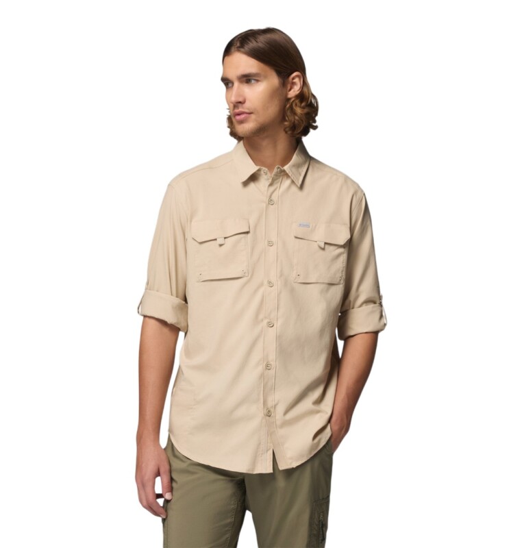 Columbia AM3465 Silver Ridge Utility II LS Bej Erkek Gömlek - 3