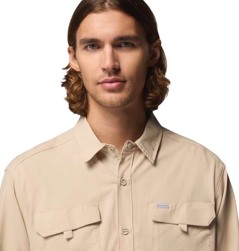 Columbia AM3465 Silver Ridge Utility II LS Bej Erkek Gömlek - 6